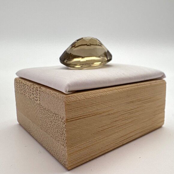 Faceted Oval Smoky Quartz Loose Gemstone 15mm Length - Picture 6 of 10